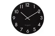 JACKSON Black 60cm Silent Wall Clock by One Six Eight London