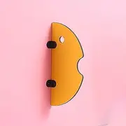 Wall Mounted Children's Urinal Privacy Screen, Urinal Partition Urinal Baffle, Public Toilet Urinal Partition Board, Suitable for Kindergartens, Schools, Shopping Malls(Yellow,4Pcs)