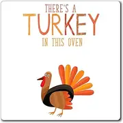 [Teegarb Letter Blanket] I Put A Turkey in That Oven | There's A Turkey in This Oven | Maternity Tshirt | Fall T Shirt | Family Reunion Shirt | Thanksgiving T-Shirt Magnets 3" × 3"