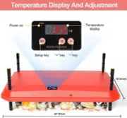 Thermostatically Controlled Brooder Heating Plate for Chick w/ Adjustable Height