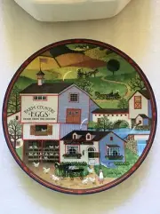 Virginia's Market Decorative Plate #4 Charles Wysocki's Peppercricket Grove