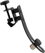 Levemolo Drum Microphone Shockproof Clip Adjustable Mic Holder Clamp for Secure Instrument Mounting Lightweight Durable Design Ensures Firm Grip and Stability During Performance