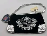 ProFanity Purse Detroit Pistons Forever Fan Black & Silver by Littlearth 9x5 In