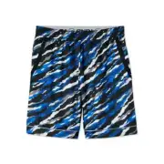 AND1 Shorts 8" Inseam Basketball Gym Athletic Running Jogging Shorts Blue Black