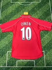 #10 Michael Owen- LIVERPOOL Retro 20010-2001 Home Jersey - Medium