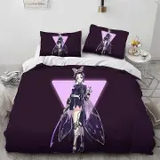 o1594 Butterfly-Shinobu -Poster- Duvet Cover 3 Piece Bed Set,Room- Atmosphere Decoration -Anime -peripherals nj1594