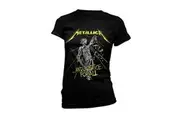 Metallica Womens/Ladies And Justice For All Tracks T-Shirt (Black) (L)