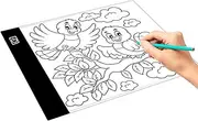 A5 USB LED Copy Board Light Boxes Adjustable Ultra Thin Tracing Light Box Hand Drawing Copying Light Board Artist Tracing Light Table for Animation Sketching A5 USB LED Copy