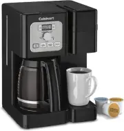 SS12 Coffee Maker Brew Basics 12 Cup Black Silver Drip Machine for Home Office