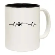 Electric Guitar Pulse Heart Beat Mug Cup