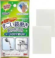 3M MC-02R Bath Cleaning, Scales Remover, Water Spake, Great Mirror Polishing, 2 Replacements, Scotch-Brite