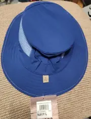 Tilley Broad Brim Airflo Hat Blue Large Brand New With Tags!