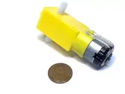 1 Piece RC mini 3v 6V DC 160mA 100RPM Dual Shaft Car Toy Reduced Gear Motor c13