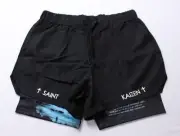 Saint Kaizen Men's Darkest Valley Performance Shorts CA4 Black Medium NWT
