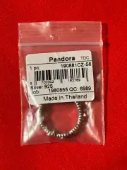 Pandora Timeless Silver ring with cubic zirconia SKU: 190881CZ-56 NEW OLD STOCK