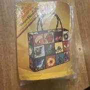Vintage Needlepoint Kit Columbia Minerva Tote Bob Miller Ecology Tote Bag 8043