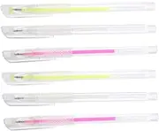 BELLIFFY 6pcs Portable Marking Pens Precision Eyebrow Positioning for Accurate Lines No Fade Smudge for Makeup Artists and Beginners Each of Fluorescent