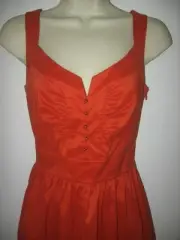 DVF Diane Von Furstenberg SQUEEZE Dress Burnt Orange 2