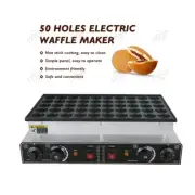 Mini Dutch Pancake Maker Round Waffle Machine 25 / 50 Holes Muffins