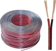 14-26 Gauge 2 Conductor Electrical Wire 30ft-200ft Cable 14AWG-26AWG PVC Oxygen-Free Copper Wire 300V UL Certified Low Voltage Cable for Electrical Equipment, Outdoor LED Light Strings(50ft,16/2AWG)