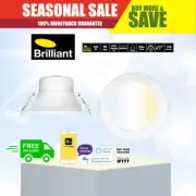 BRILLIANT 9 Watt 90mm Cut Out Dimmable SMART LED Downlight
