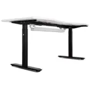 Lifespan Fitness ErgoDesk Automatic Standing Desk 1500mm (White) + Cable Managem