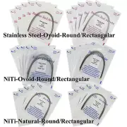 Dental Orthodontic Wire NiTi Stainless Steel arcos ortodoncia Round Rectangular