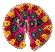 Krishna Janmashtami Kanha/Laddugopal ji Designer Poshak, Pink, Size - 1