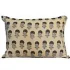 New Blue Marigold Lumbar Cushion with insert | 40cm x 60cm | Free Fast Shipping|