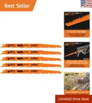 Lightweight 9-Inch Pruning Saw Blades with Protective Storage Case - 5 Pack