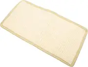 ibasenice Rectangle Sisal Cat Scratching Mat Scratch Resistant Cat Scratcher Pad for Sofa and Furniture Protection Removable Washable Easy to Clean Couch Protector