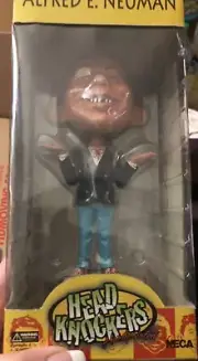 NIP NECA Headknockers ALFRED E. NEUMAN Bobblehead Figure MAD Magazine RARE NEW