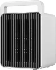 IODOO Portable Space Heater Small Space Heaters for Indoor Use,Mini Heater for Office Desk 900W Small Heater Fan with Overheat Protection Room Heater with Dumping Shutdown, Safe and Quiet