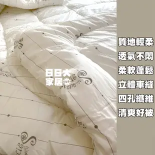 棉被/被胎(四孔透氣紓壓暖被)台灣製現貨防螨抗菌【日日大家居】單人雙人