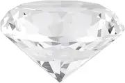 Crystal Diamond Paperweight, Synthetic Diamond Stone Large Rhinestone Clear Glass Artificial Crystal Jewelry Paperweight, Home Decoration