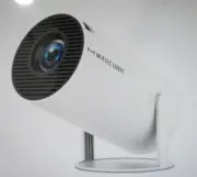Auto Keystone Mini Portable Projector, 4K/260 ANSI Smart Projector with WiFi