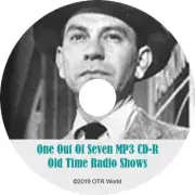 One Out Of Seven OTR Old Time Radio Show MP3 On CD 5 Episodes