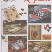 TriplePlay Stitch: Backgammon, Checkers & Tic Tac Toe Sewing Pattern 9517