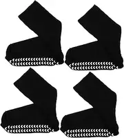 FOMIYES 5sets Elastic Comfortable Men's Socks Non-slip Hospital Socks for Nursing Elderly Care 4pcs*5