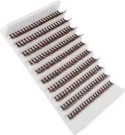 Ipetboom Natural Fullness Lash Clusters Individual Eyelashes for Halloween False Lashes Kit