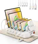 95w 6port Usb Charging Station For Multiple Devices 2 Pd Ports Usb C Fast Chargi