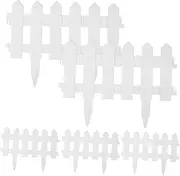 Abaodam Pcs Small Garden Fence Border Flexible Plastic Fencing Temporary Pet Barrier Easy Install Divider