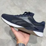 REEBOK 訓練鞋 NANO X3 深藍 白  重訓 硬舉 舉重 運動鞋100033784/100033777