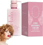 Hairhalo Curl Defining Cream,Hair Halo Curl Defining Cream,Curl Cream For Curly Hair Anti Frizz,Curl Defining Cream,Moisturizing,Smoothing For Curly & Wavy Hair (1pcs)