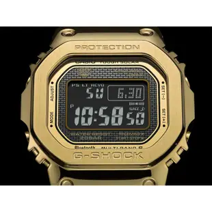 CASIO 卡西歐G-SHOCK 經典金屬藍牙電波腕錶-金(GMW-B5000GD-9 )