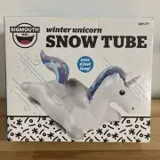 New UNICORN SNOW TUBE Inflatable Big Mouth Inc. Winter SLED XL NEW