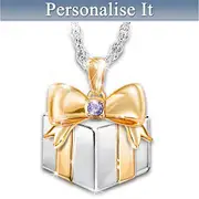 Mum's Greatest Gift Personalised Birthstone Necklace