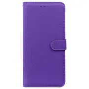 MCC Folio Case Samsung Galaxy S21 Ultra 5G Leather Cover Photo Phone G998 [Dark Purple]