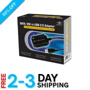 Compact SATA/IDE to USB Converter with External Power Adapter for Easy Use