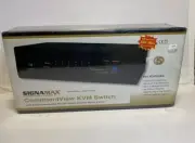 NEW Vintage Signamax COMMANDVIEW 6-PORT KVM SWITCH Factory Sealed NIB NOS.